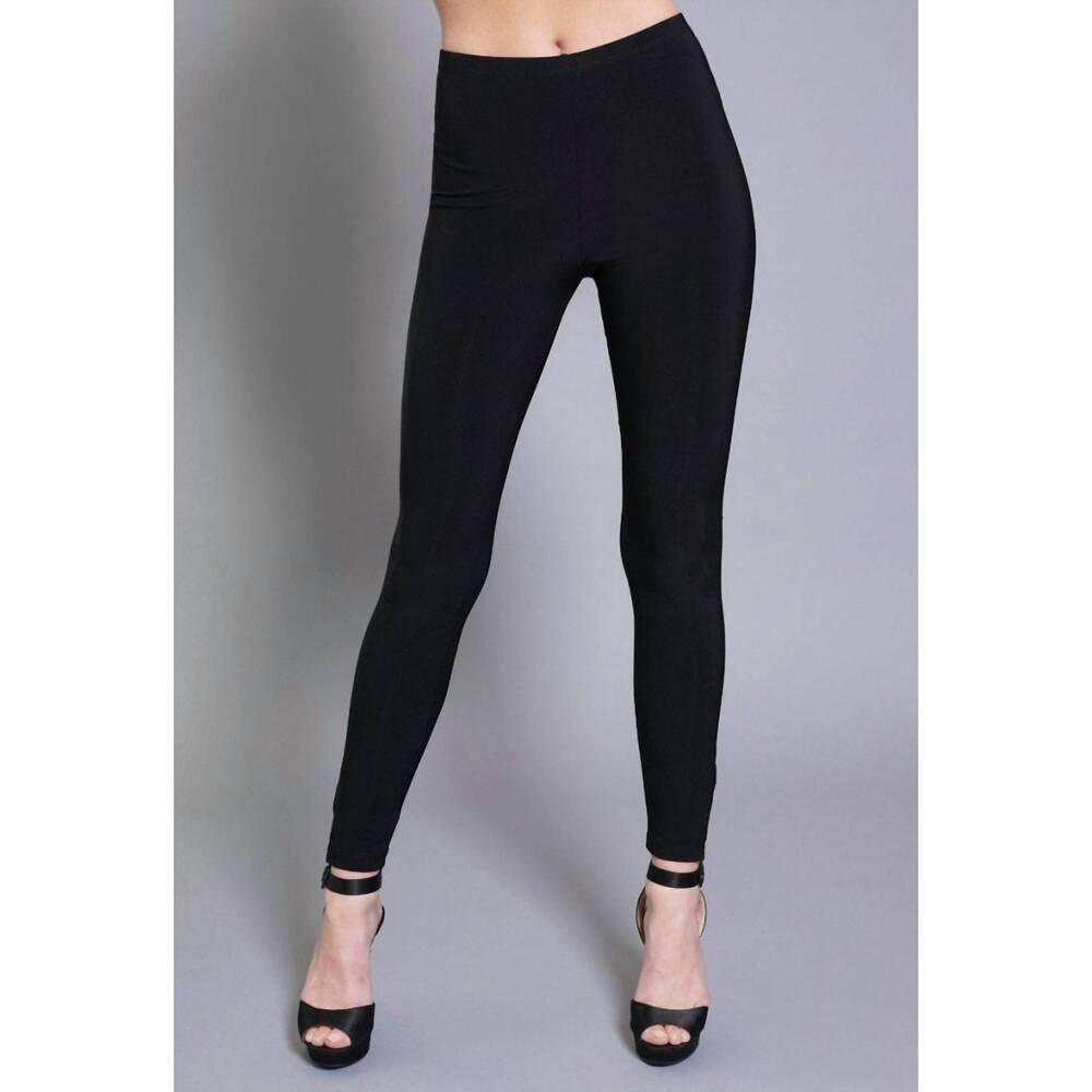 NEW COMPLI K high waist knit leggings in black